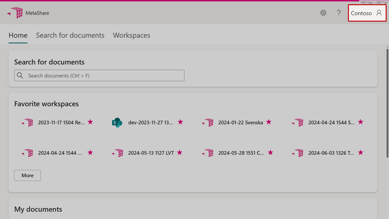 General settings – MetaShare Help